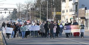 MLK Day march draws crowd