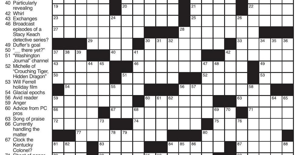 LA Times crossword 10 16 messenger inquirer com LA Times crossword 10 16 messenger inquirer com