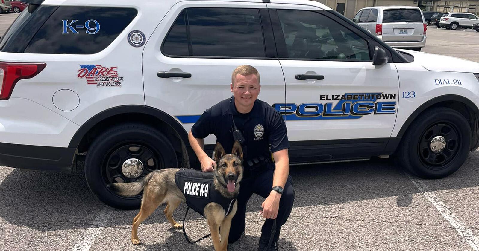 Elizabethtown police K-9 receives new vest - Vimarsana News