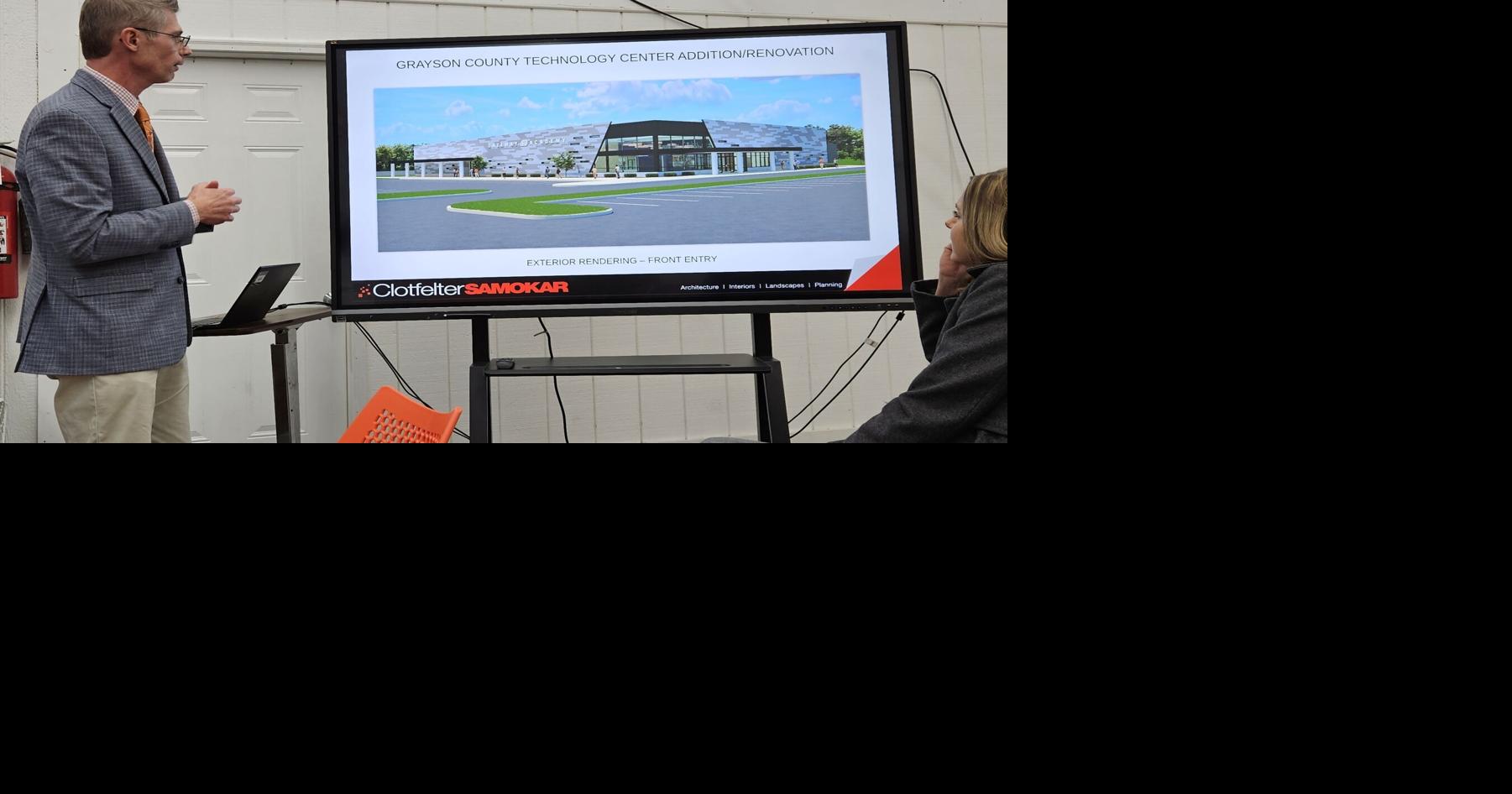 Early tech center expansion designs shown | Grayson County | messenger ...