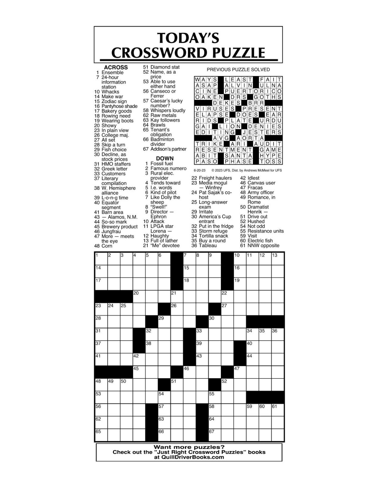 Messenger Molecule Crossword - x0a538c