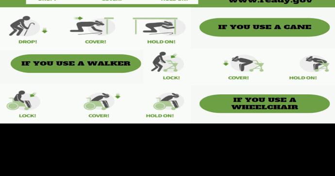 February is earthquake preparedness month