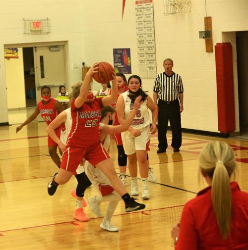 Massac Junior High girls take on New Simpson Hill