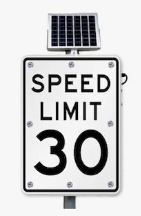 Flashing speed limit signs hoped to get drivers' attention | News ...