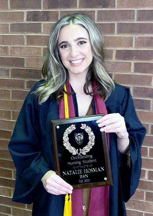 Hosman named Outstanding Nursing Student