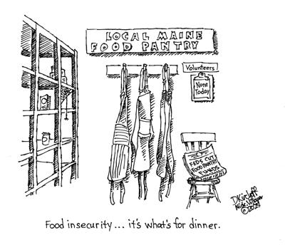 Food Insecurity Comic Food Insecurity | Political Cartoons | midcoastvillager.com