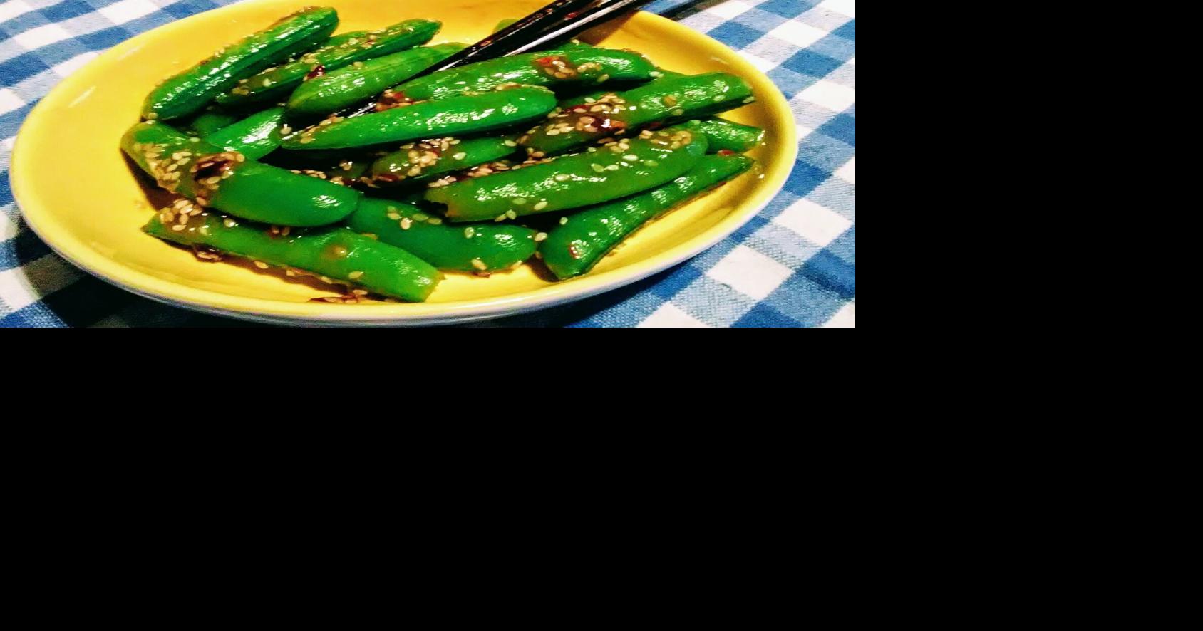 Spicy sesame sugar snap peas | Food For Life | midcoastvillager.com