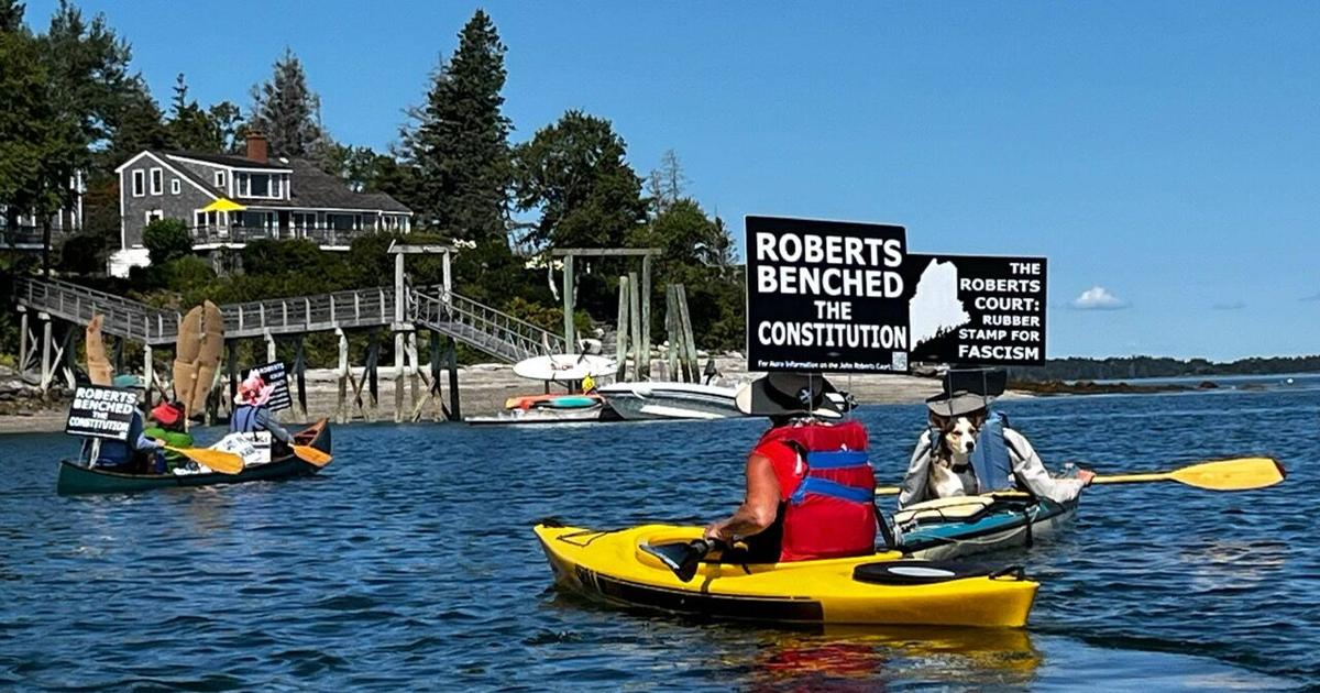 Oyez and Ahoy: Paddlers Protest John Roberts' Private Island