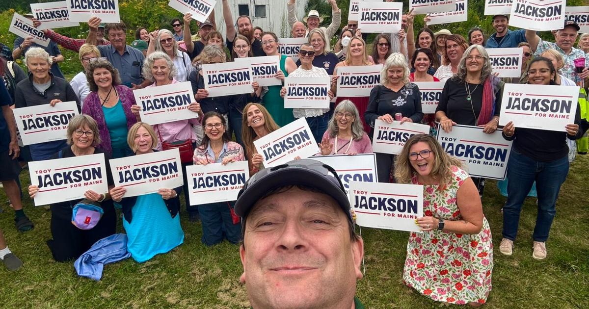Troy Jackson Courts Graham Platner Supporters in Belfast