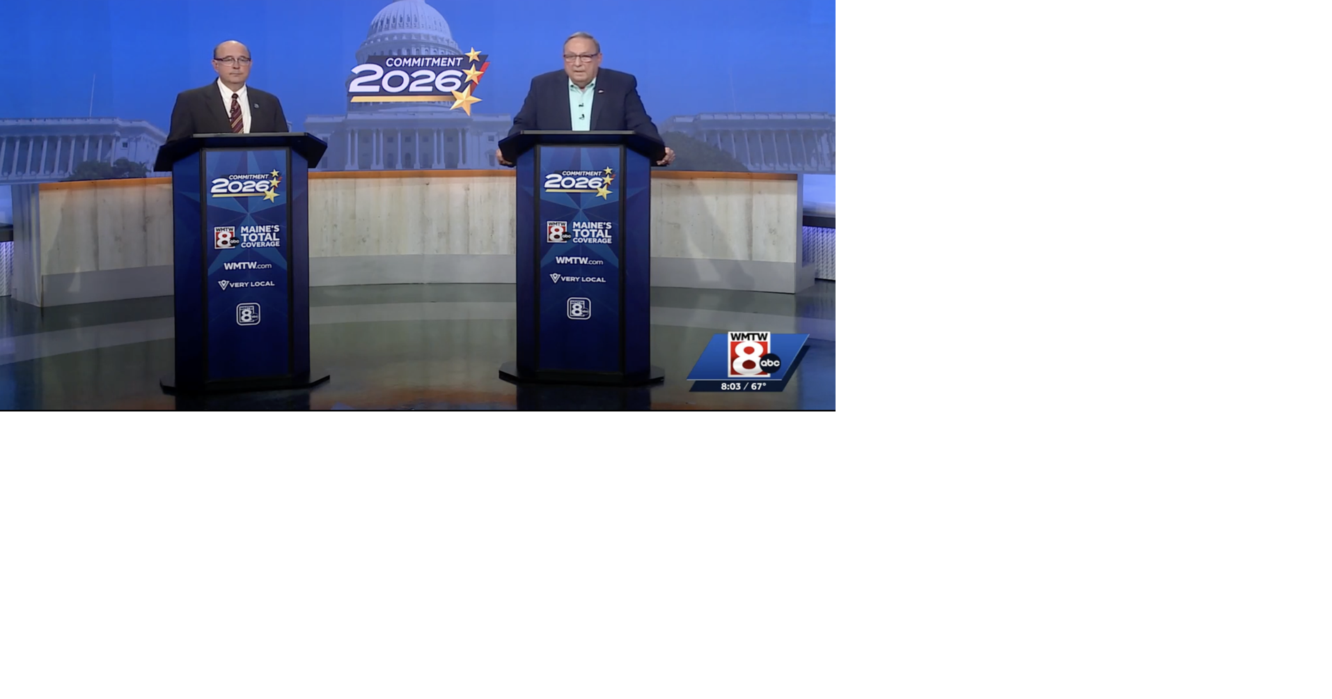 Analysis: Paul LePage Embraces Trump, But Not His Policies in First Debate