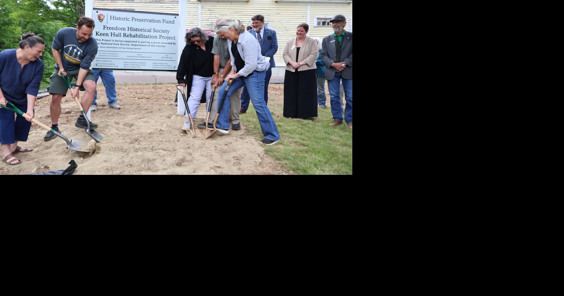 Historical Society Breaks Ground for Keen Hall Restoration