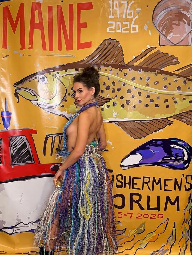 Thirty-Six Pounds of Lobster Rope, But Make It Fashion | Village Life |  midcoastvillager.com