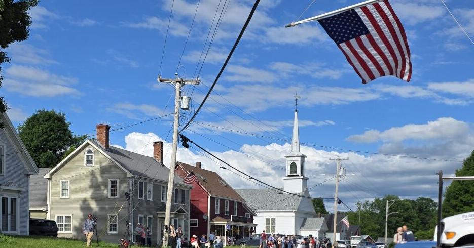 Searsmont Turns out to Honor Assistant Chief Wayne Woodbury