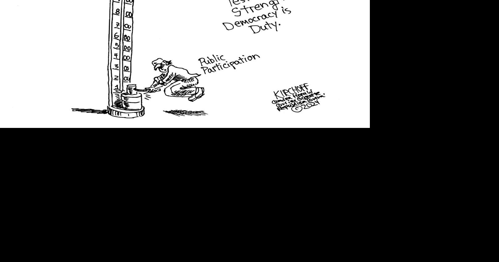 Test your strength! | Political Cartoons | midcoastvillager.com
