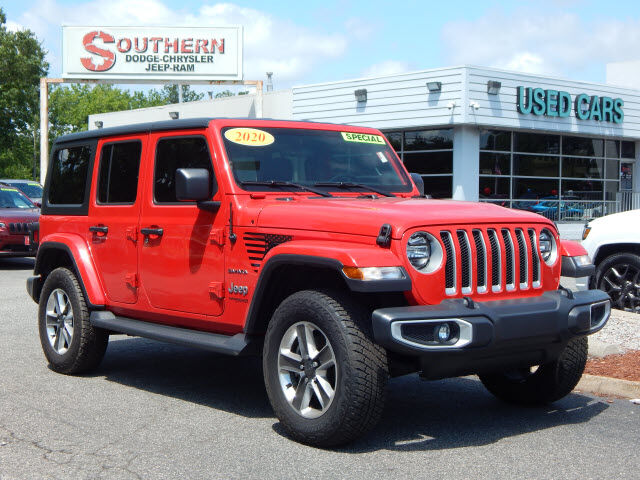 red jeep wrangler sahara unlimited