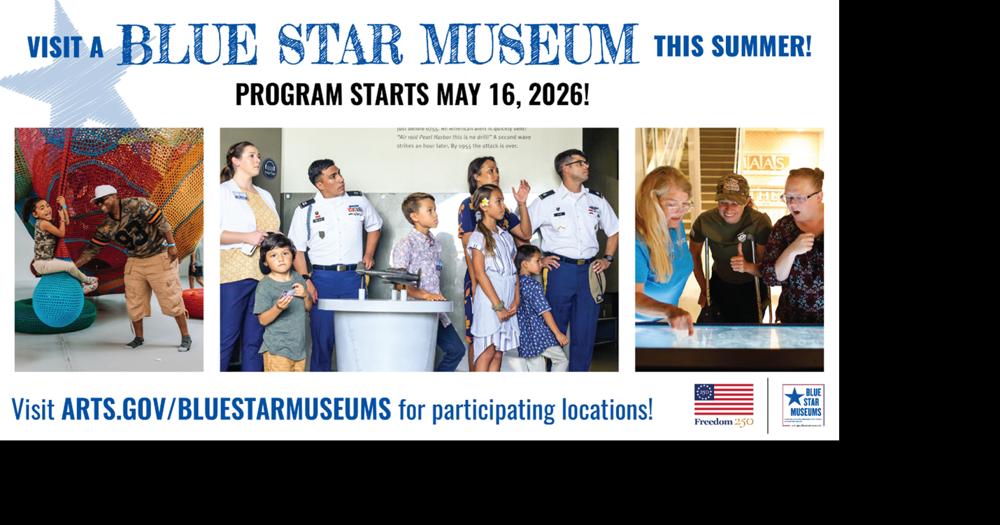 Military families receive free admission this summer at participating Blue Star Museums