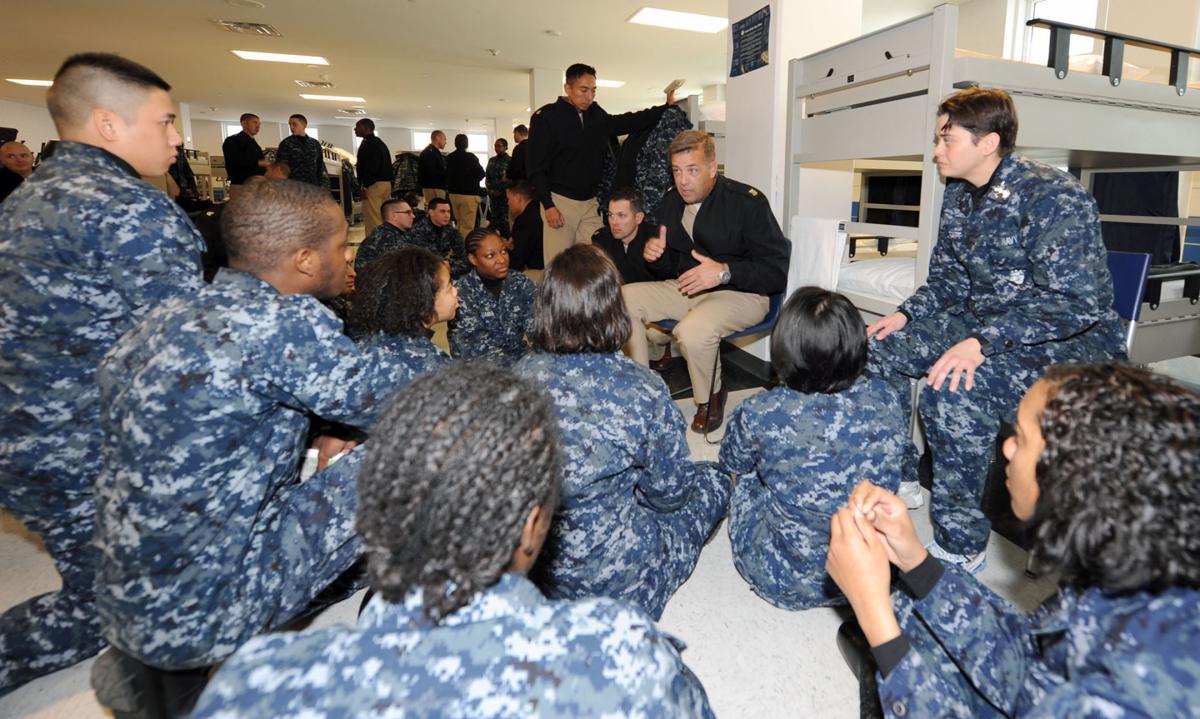 Recruit Training Command Great Lakes Offers Back To Boot Camp Heritage Legacy Training For Cpo Selectees Quarterdeck Militarynews Com - roblox army control simulator how to get barracks