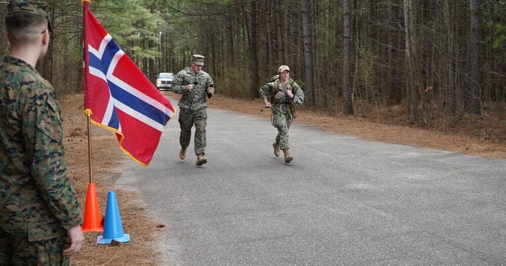 NMRLC personnel join USMC in Norwegian Ruck March | Quarterdeck ...