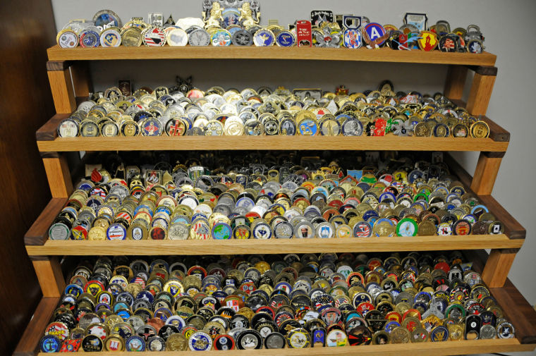 Navy lieutenant packs up military coin collection | News ...