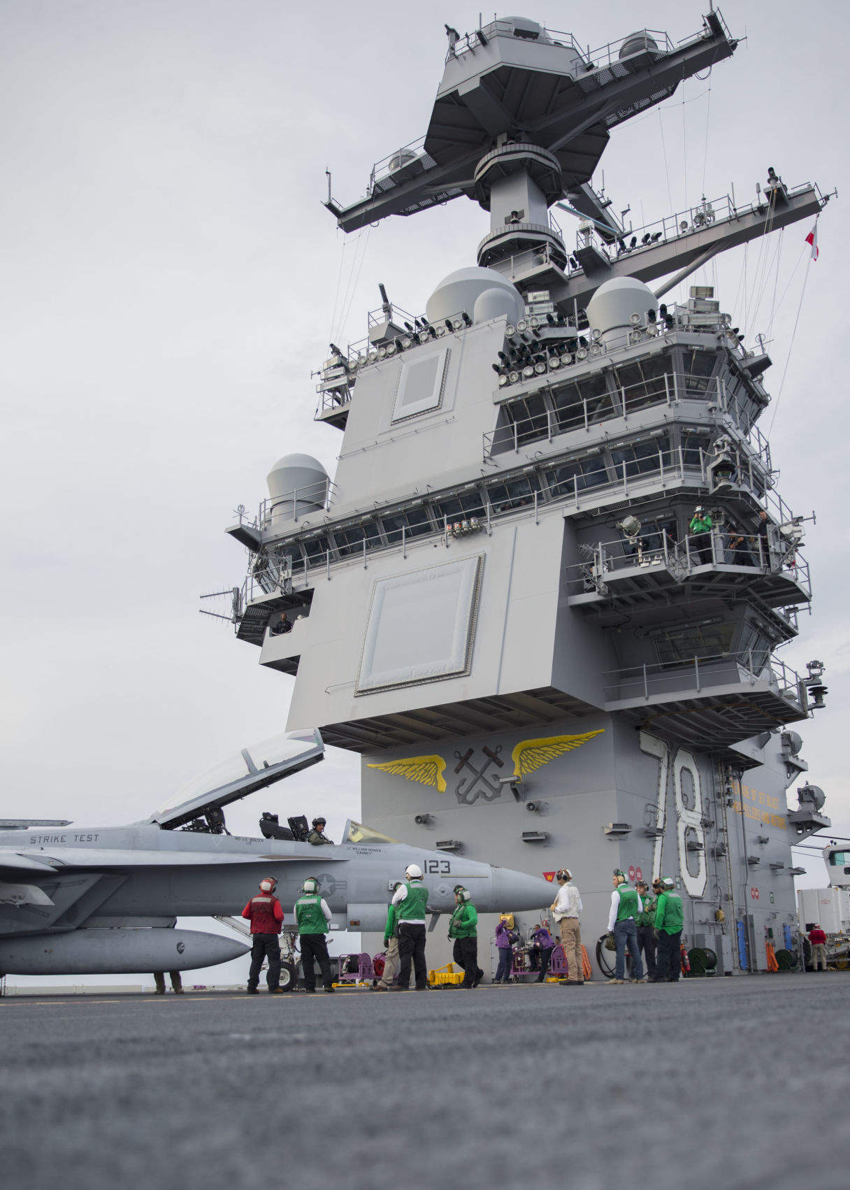 Stand On The USS Ford's Flight Deck During Its First Flight Ops ...