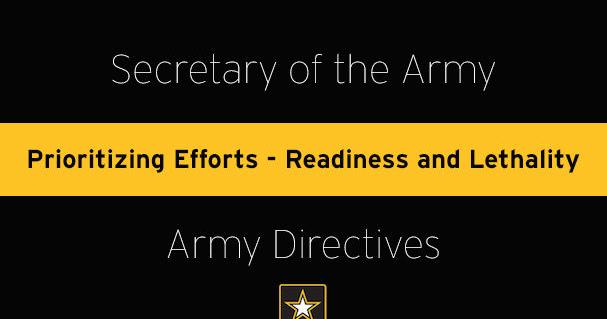 Army training requirements change to fit a modern world with shifting ...