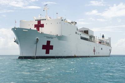 Husband Wife Team Make Journey Aboard Usns Comfort For Continuing