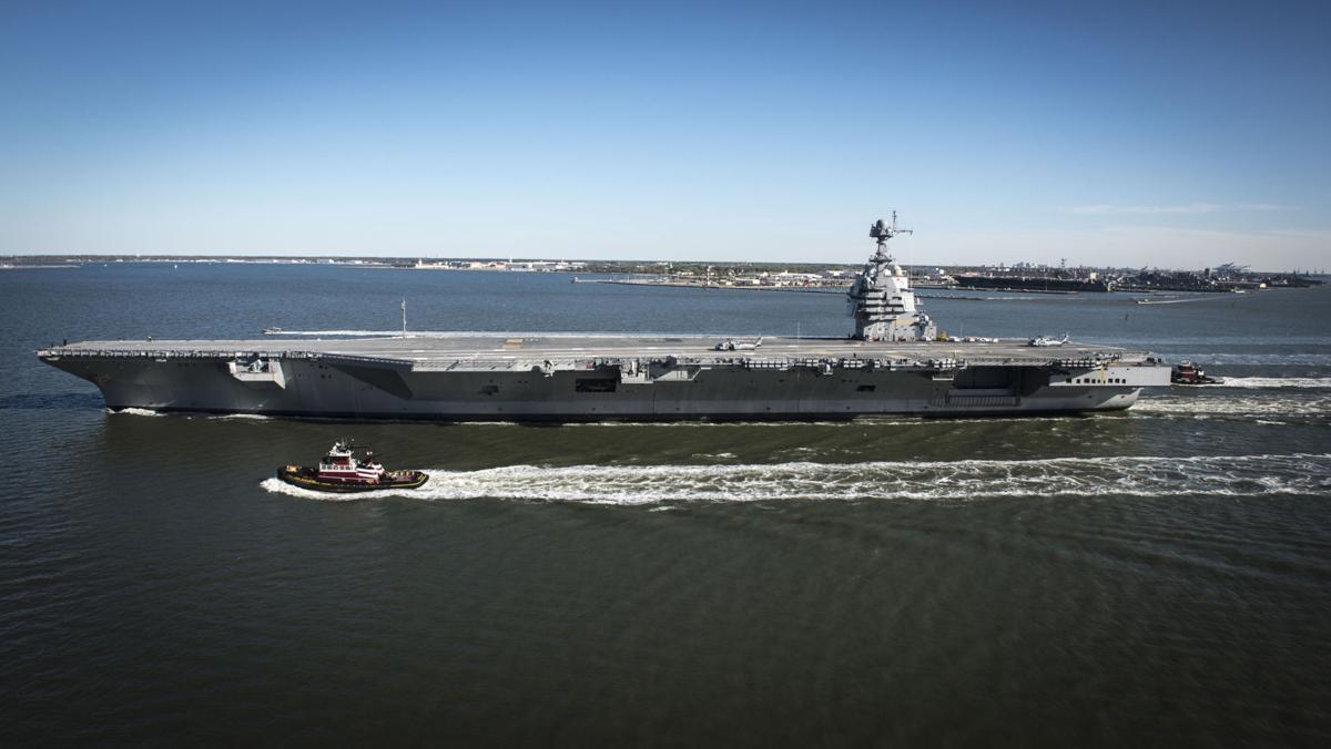 President Trump Commissions Uss Gerald R Ford Cvn 78 Navy History Militarynews Com