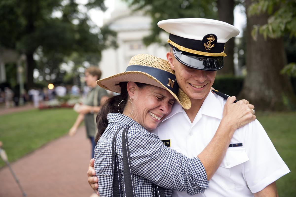 USNA parents of the class of 2021 for Plebe parents' weekend