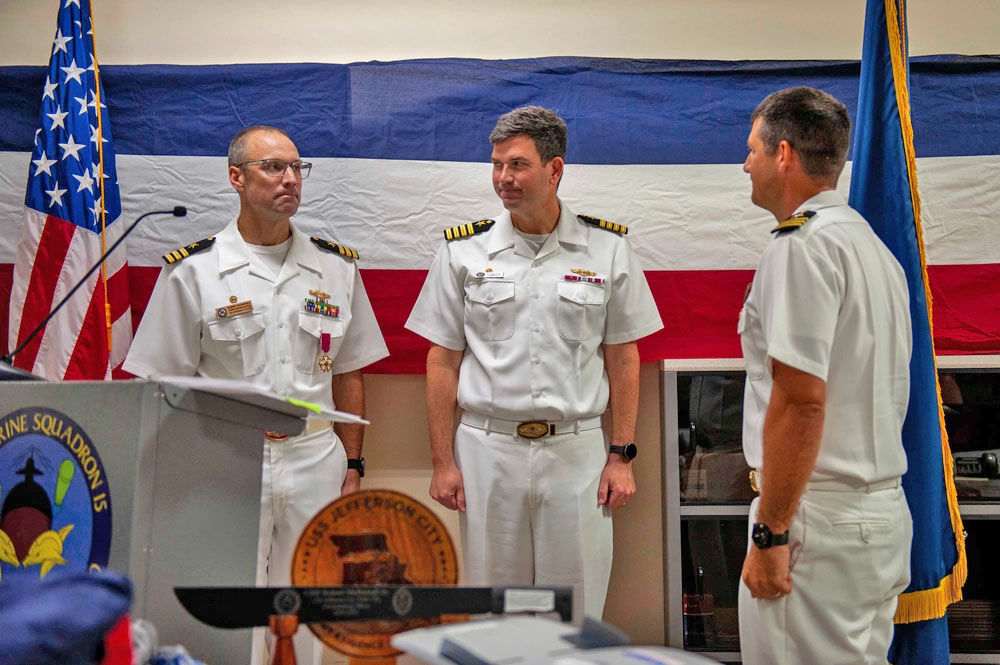 USS Jefferson City holds change of command ceremony Quarterdeck