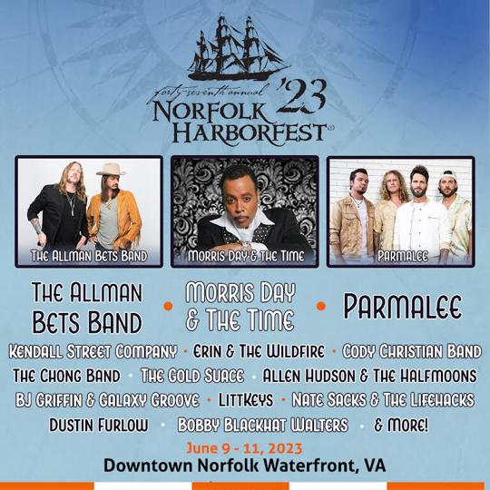 Festevents announces music lineup for 2023 Norfolk Harborfest