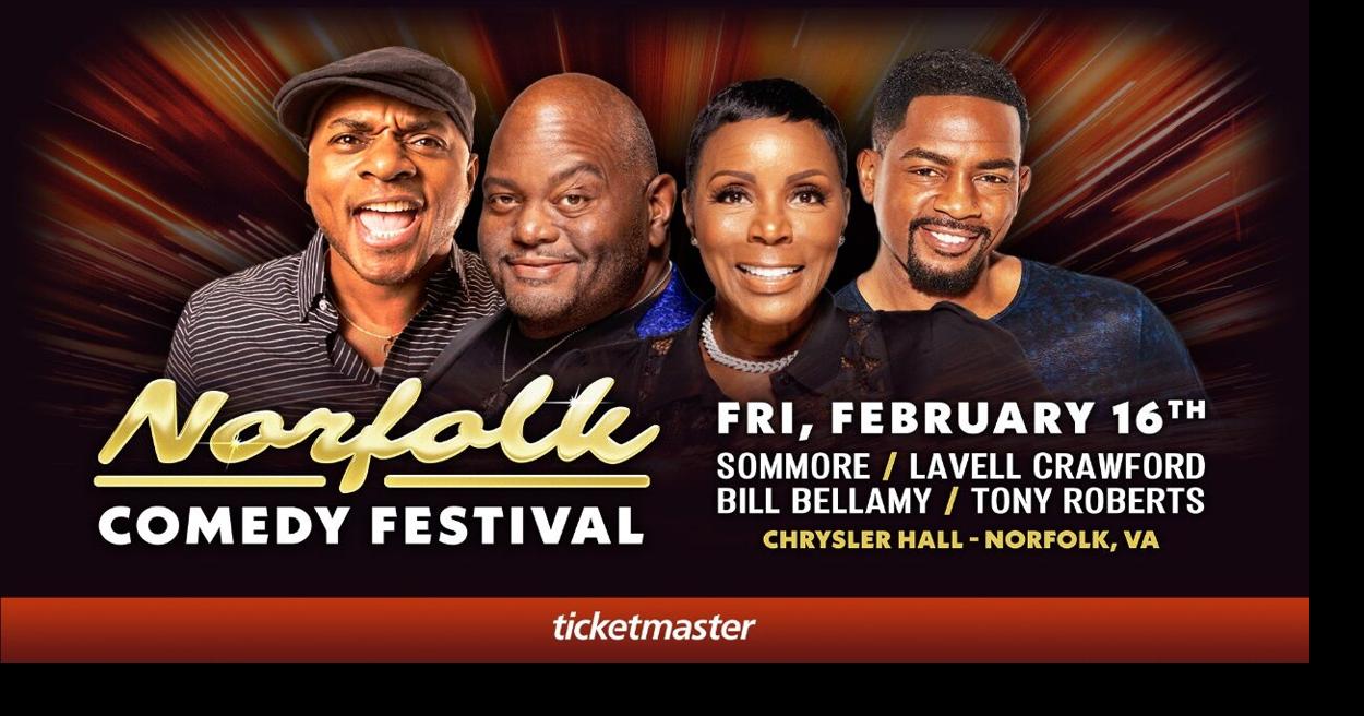 Norfolk Comedy Festival Featuring Comedians Sommore Lavell Crawford