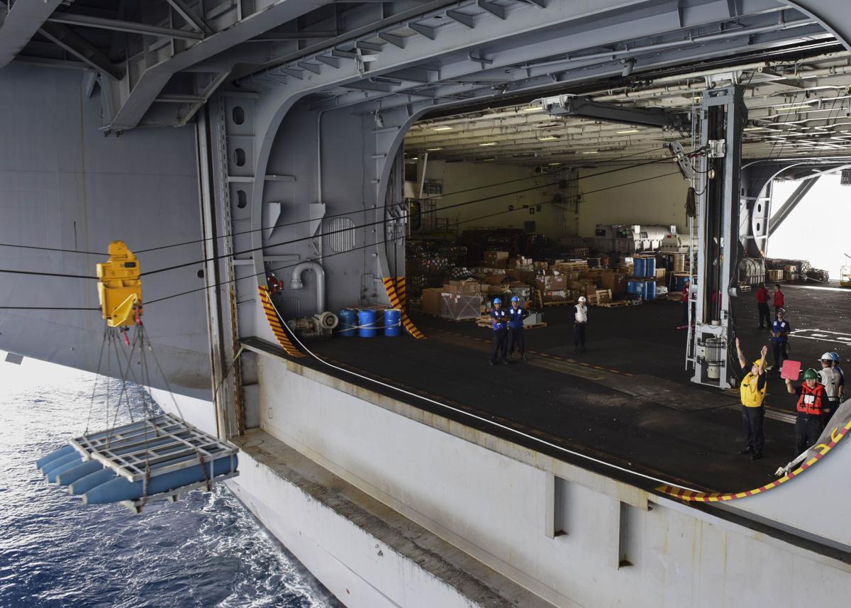 Nimitz completes atsea ammunition onload Quarterdeck
