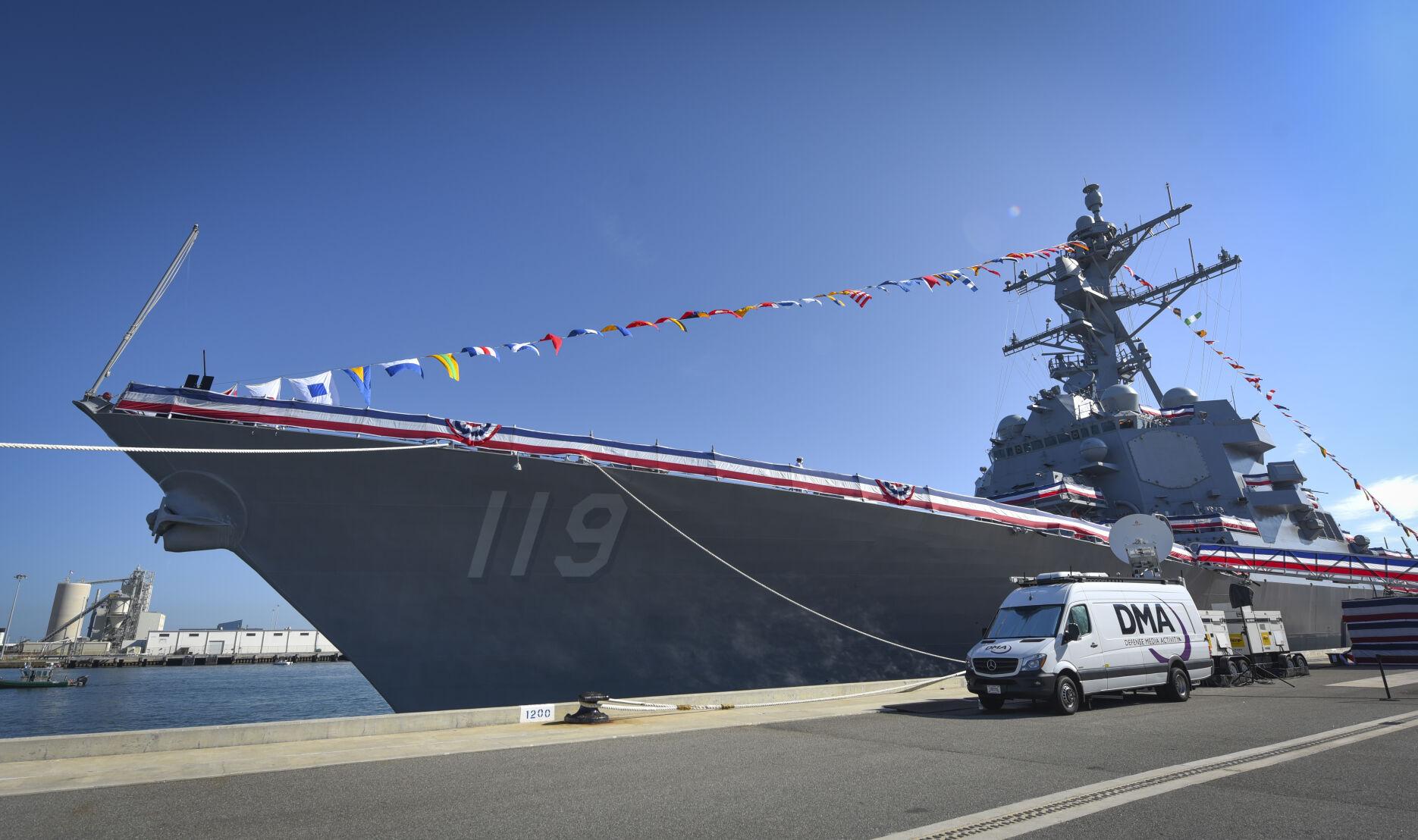 U.S. Navy guided missile destroyer USS Delbert D. Black joins the fleet