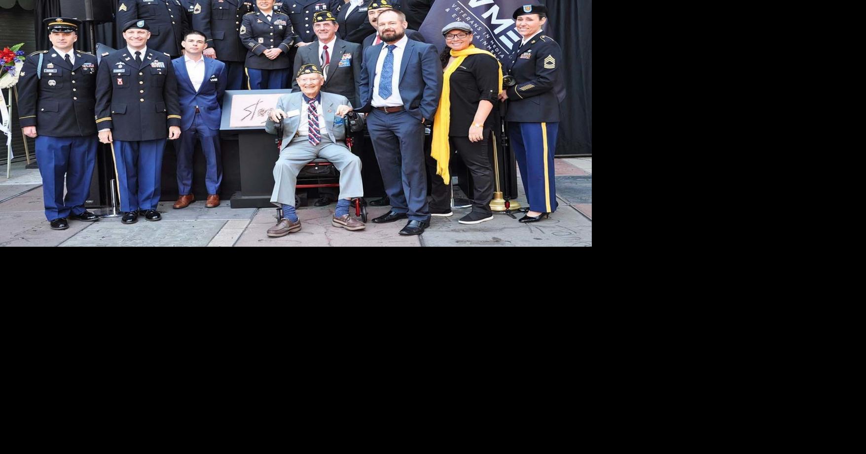 Military members pay tribute to Marvel comic book legend, Army veteran ...