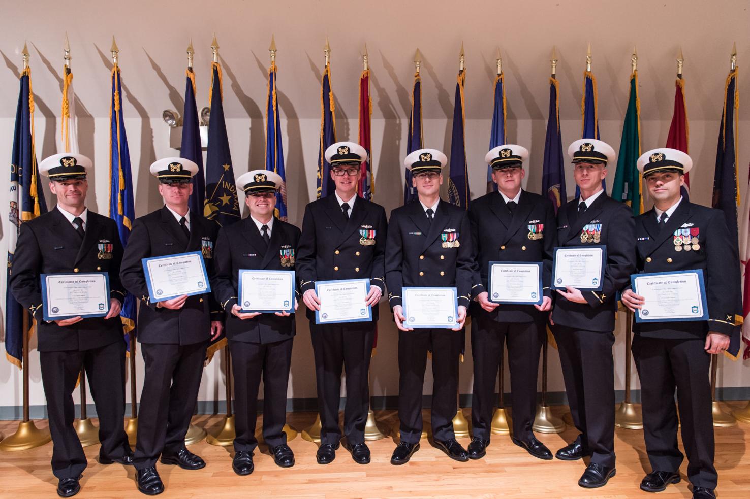 First Warrant Officer 1s in decades graduate LDO/CWO academy Norfolk