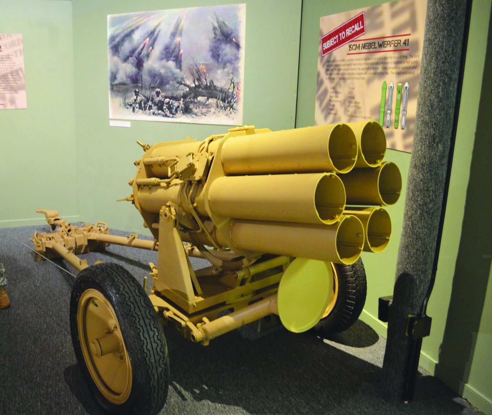 German rocket launcher on display at QM Museum | Off Duty