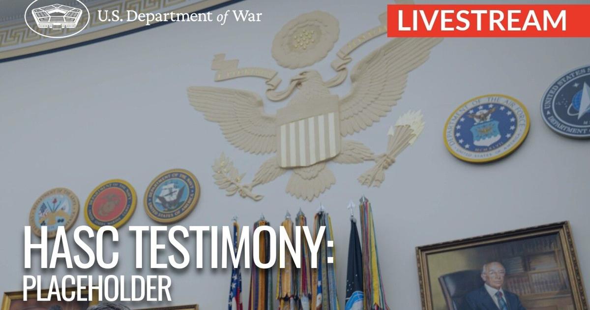 Secretary Hegseth, Chairman Caine & PDO OUSW-CFO Hurst Testify Before ...