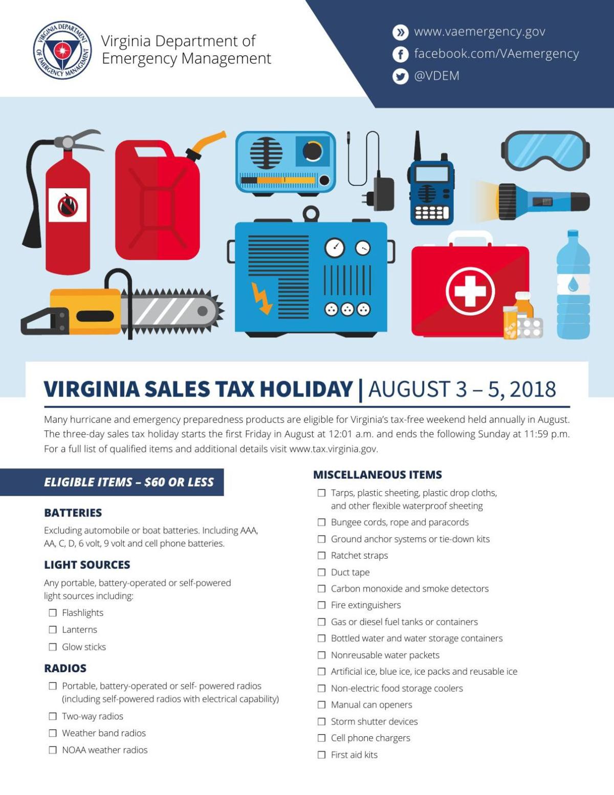 What Is The Sales Tax In Virginia >> Virginia Sales Tax Holiday August 3 5 2018 Militarynews Com What Is The Sales Tax In Virginia >> Virginia Sales Tax Holiday August 3 5 2018 Militarynews Com