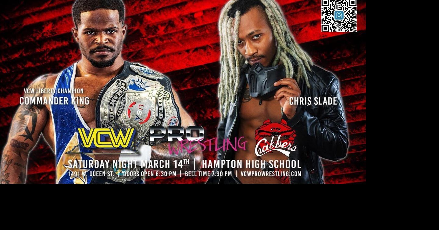 Virginia Championship Wrestling hosts its annual fundraiser for the Crabbers of Hampton High School on Saturday, March 14