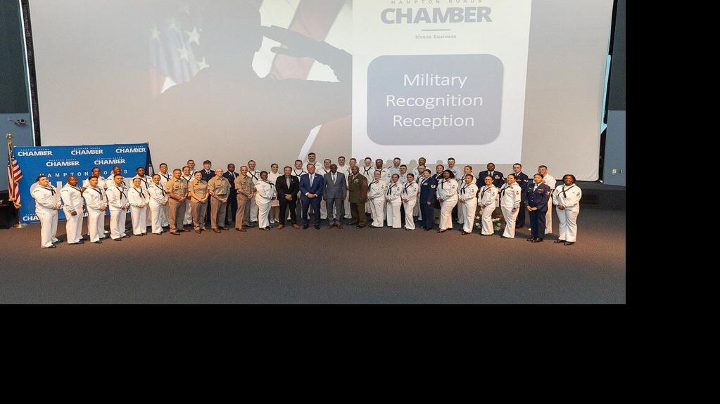 Hampton Roads Chamber honors military service members at the Military Recognition Reception