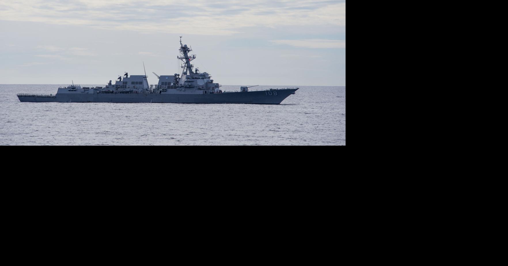 USS Wayne E. Meyer conducts search and rescue Quarterdeck
