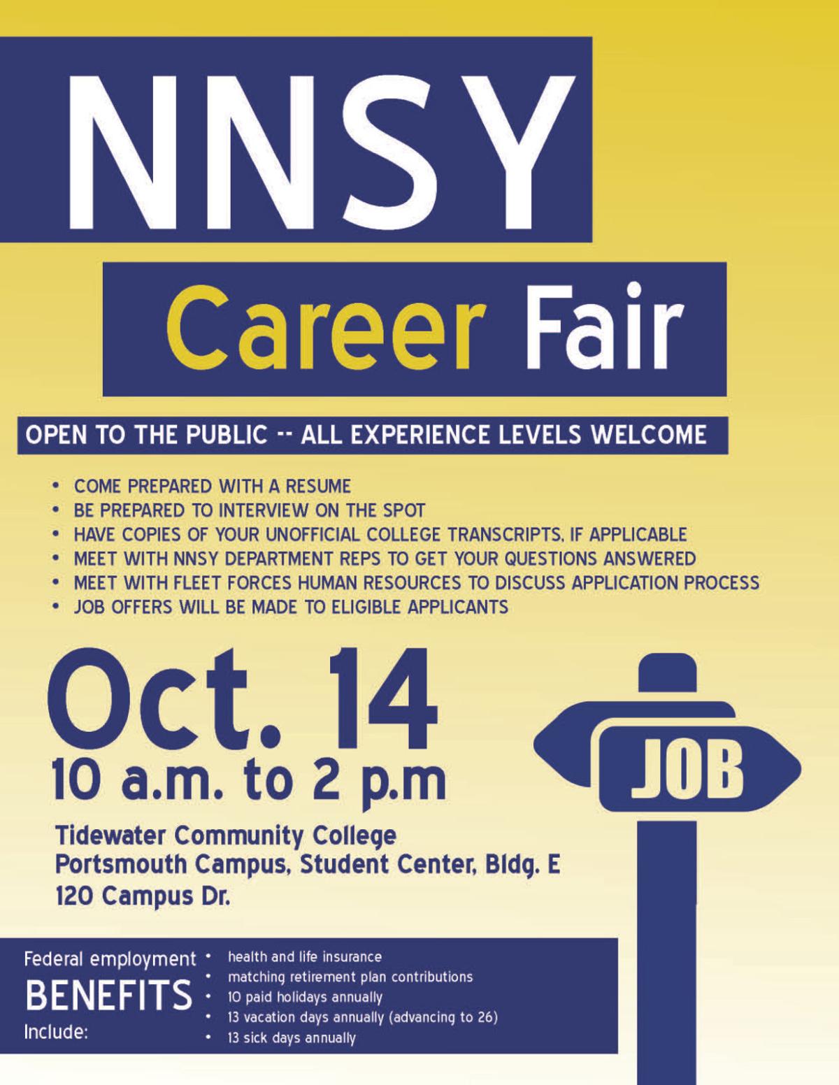 Norfolk Naval Shipyard to Hold Career Fair at TCC Portsmouth Top Norfolk Naval Shipyard to Hold Career Fair at TCC Portsmouth Top