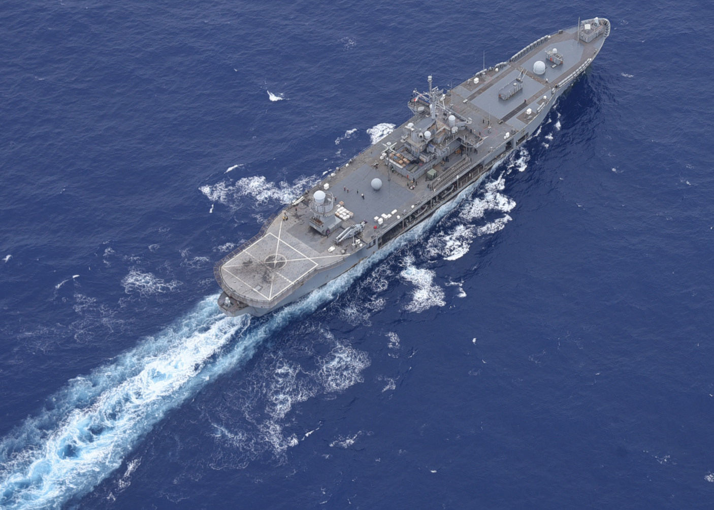 USS Blue Ridge sails through underway record | Norfolk Navy Flagship ...