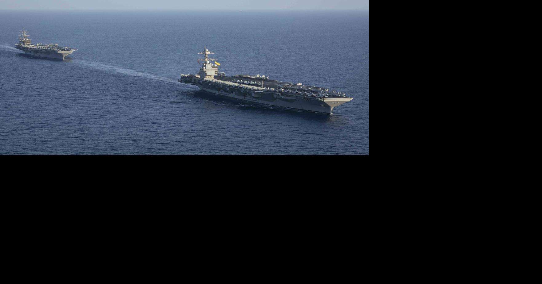 USS Gerald R. Ford transits the Strait of Gibraltar | Quarterdeck ...