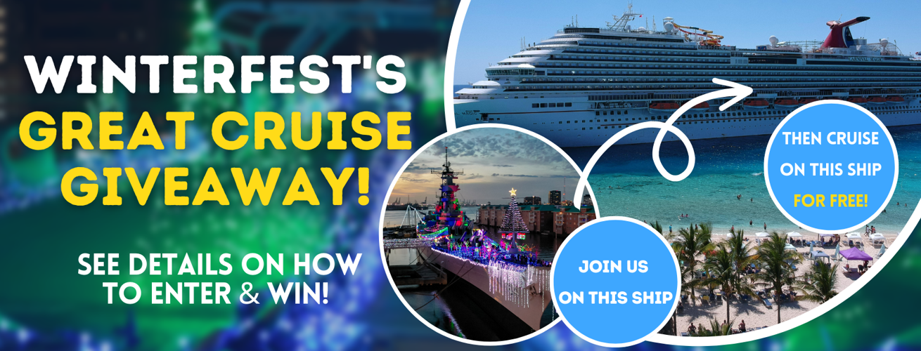 Free Carnival cruise for two awaits one lucky guest at WinterFest on