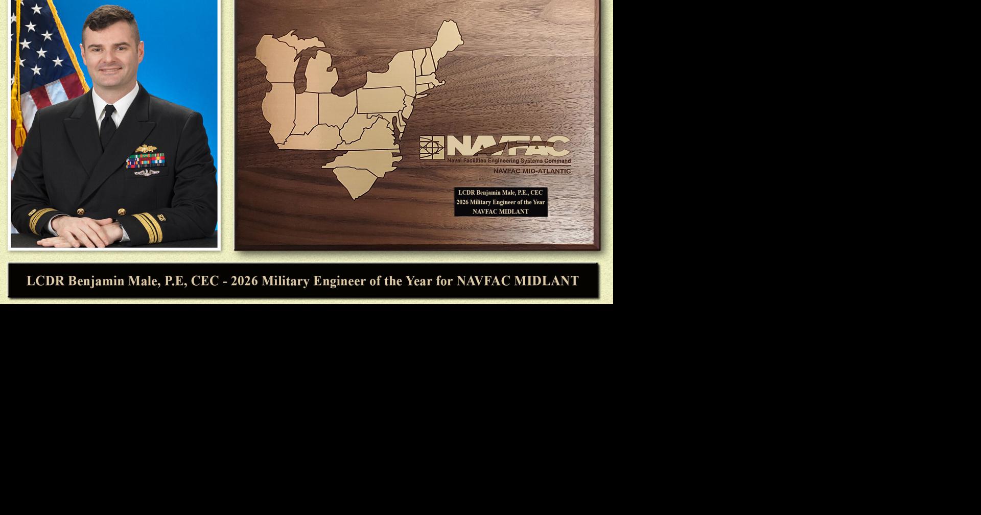 NAVFAC MIDLANT announces its Military, Civilian Engineers of the Year for 2026