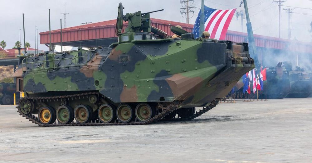 Marines bid farewell to the Assault Amphibious Vehicle