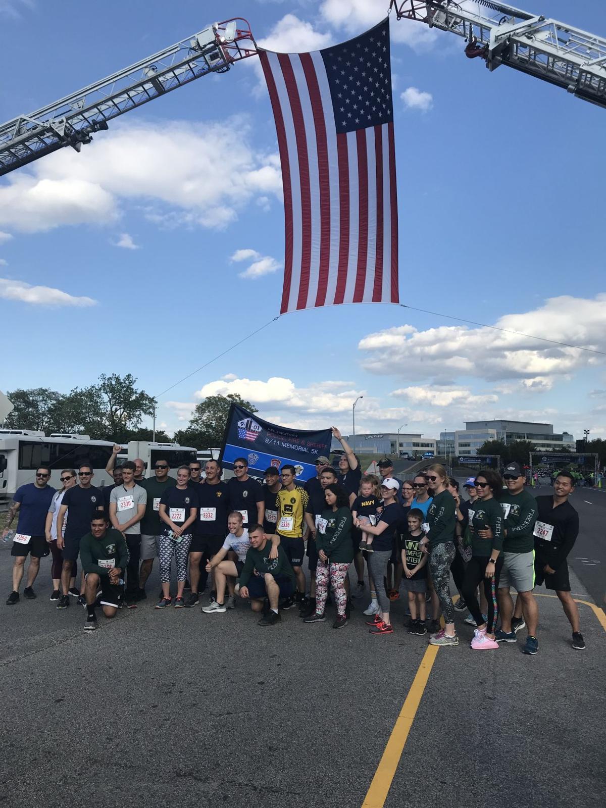 Arlington crew remembers Sept. 11 at memorial 5K run News