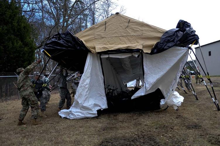 833rd Trans. Bn. Soldiers build command post from ground up | Photos ...