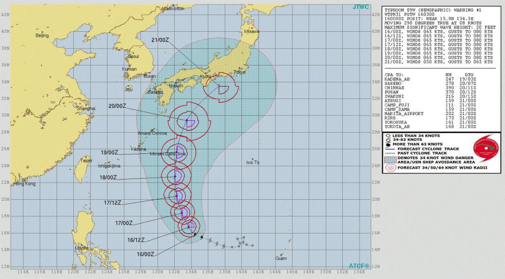 Joint Typhoon Warning Center Increases Warnings And Improves Graphics Quarterdeck Militarynews Com